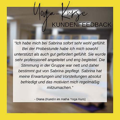 Feedback Hatha Yoga_Diana